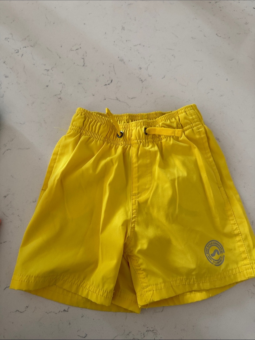 surf style Yellow Boys Swim Trunks